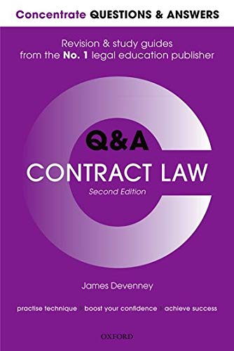 Télécharger Concentrate Questions and Answers Contract Law: Law Q&A Revision and Study Guide Gratuit