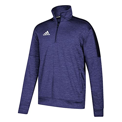 adidas Camisa masculina de atletismo manga comprida com zíper 1/4