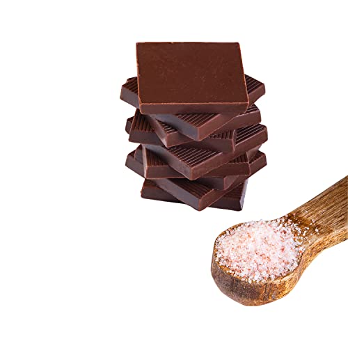 Image of Chokola 45% Milk Chocolate Himalayan Pink Salt Minis- Smooth & Creamy Salted Milk Chocolate, 100g