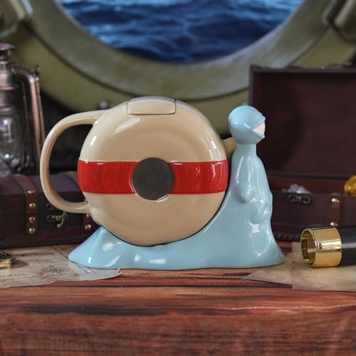 Tetera Transponder Snail de One Piece original para coleccionistas de anime 6