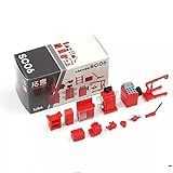 16Pcs/Set 1/64 Scale Diorama Model Kit Car Garage Repair Furniture Tools Car Workshop Maintenance Tool Display Scene Model Toy, SC06
