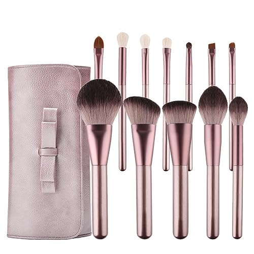 12pcs Small Grape Lilac Makeup Brush SetMicrocrystalline Silk Soft BristlesBeauty