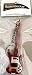 Llavero de bajo de guitarra Rickenbacker 4001 Fireglo