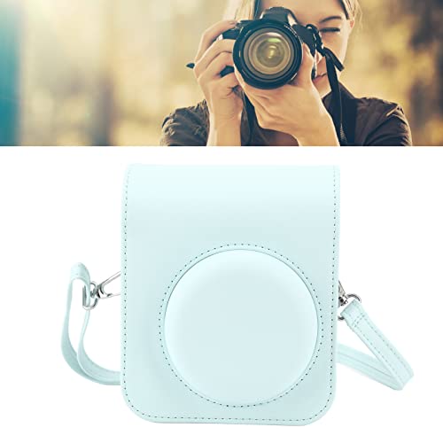 Estojo Protetor para Câmera Instantânea Mini 12, Capa de Bolsa de Couro PU Premium Com Alça de Ombro
