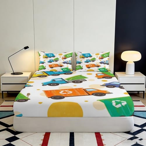 Drap housse antidérapant lavable en microfibre 3D