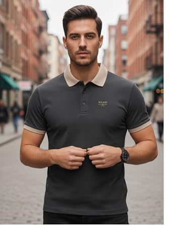 Image of QNIM Polo T Shirt for Men || T Shirt for Man || Collar T Shirt Style Men (Q-131-134)