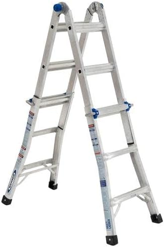 Werner MT-13 300-Pound Duty Rating Telescoping Multi-Ladder, 13-Foot