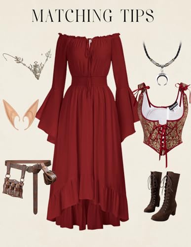 Image of Scarlet Darkness Corset Tops for Women Renaissance Underbust Corset Boned Lace Up Corsets