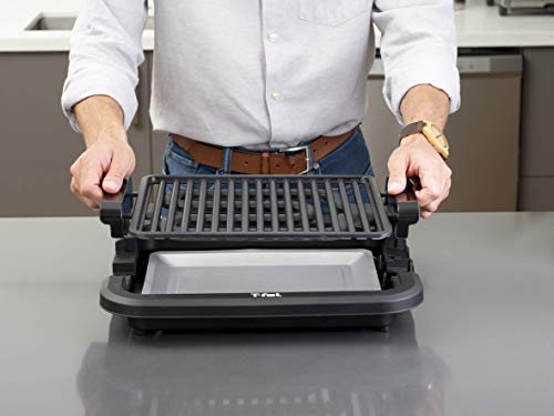 T-Fal Indoor Grill Electric Smokeless, Electric Grill, Sear Capability, 4 Servings, Black by T-Fal - Image 7