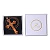 Ichthus Jesus fish olive wood cross necklace handmade in Nazareth #3