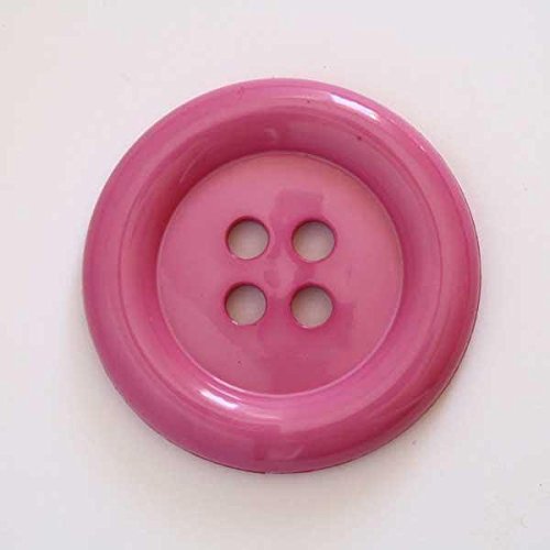 Tasti grandi Clown, 50 mm, 1 pezzo, colore: rosa