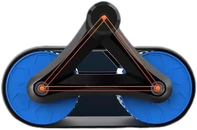 Miniatura 2 de Ejercitador abdominal de doble rueda para mujeres y hombres, rueda de rebote automático, rodillo de cintura, gimnasio, deportes, dispositivos de