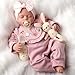 BABESIDE Lifelike Reborn Baby Dolls - 20 Inch Realistic Newborn Baby Doll Sleeping Real Life Baby Dolls Girls with Gift Box for Kids Age 3+