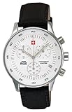 Date Swiss Military 17700st-2l smc-17700st-2l – Uhr für Männer, Lederband schwarz