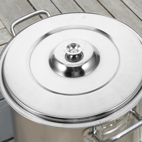 Tapa para peroles de cocina en acero inoxidable con diseño versátil resistente 8
