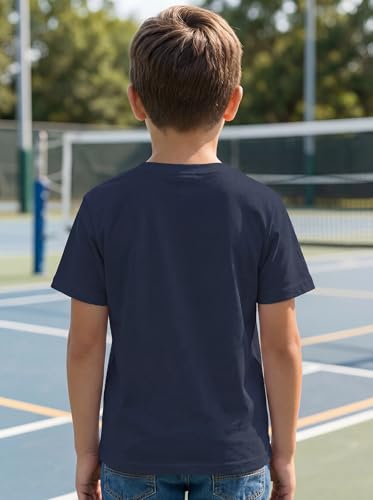 Image of HELLCAT Boys Round Neck Printed Blended Cotton Tshirt -Combo Pack of 2 - Orange /Blue