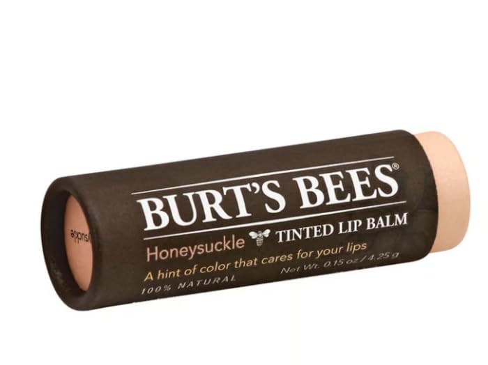 Burt's Bees 4 Pack Honeysuckle Tinted Lip Balm .15oz