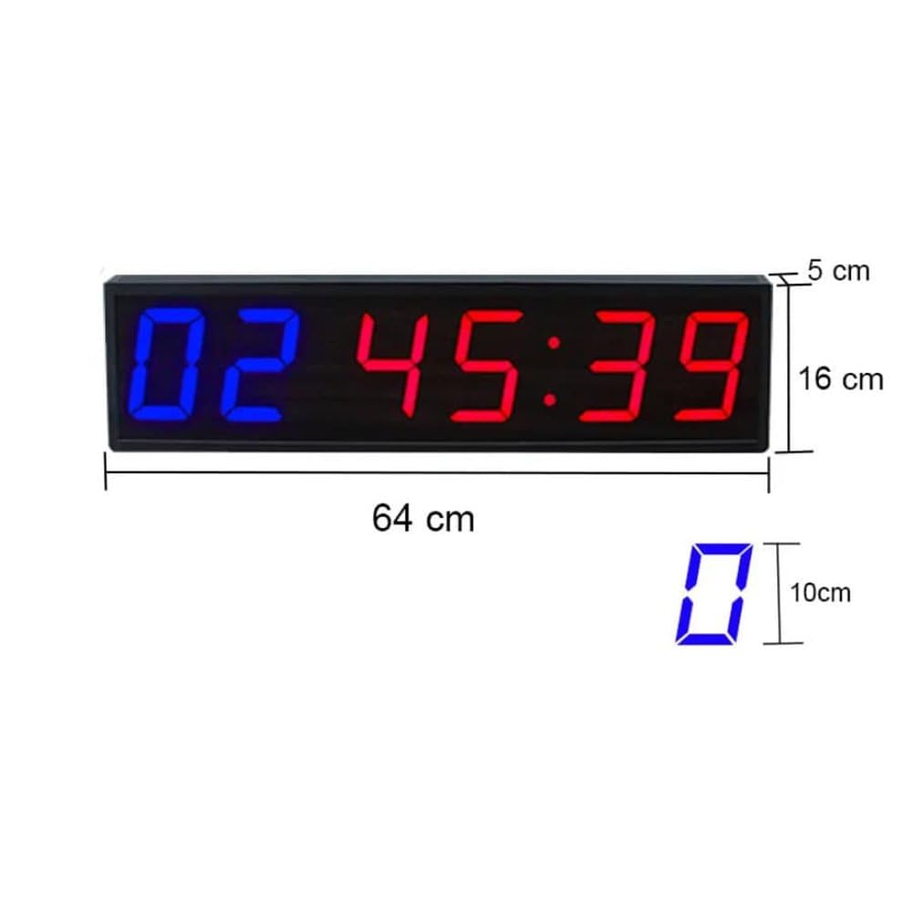 Reloj de Cross Training y Fitness – Cuenta Regresiva, Cronómetro e Intervalos – Viok Sport