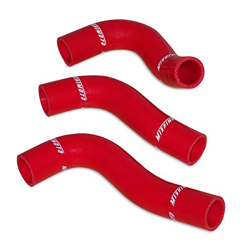 Image of Mishimoto MMHOSE-MIA-94RD Silicone Radiator Hose Kit Fits Mazda MX-5 Miata 1994-1997 Red