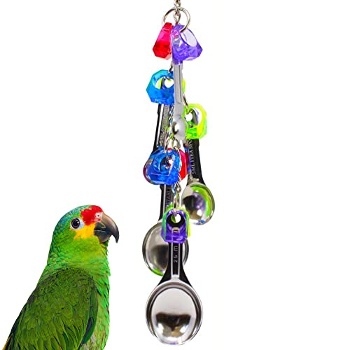Bonka Bird Toys 1969 Spoon Delight Bird Toy African Grey Parrot, Amazon, Conure, Quaker, Caique, Eclectus, Small Cockatoos, Mini Macaws, And Similar Birds. #TOP3