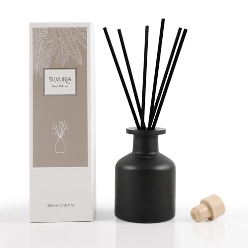 SILVURIA Reed Diffuser,Citrus & Orange Blossom Essential Oil Diffuser