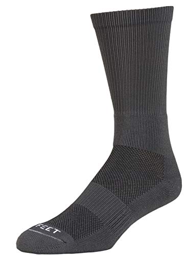 Pro Feet 385XLGRAPHITE Polypropylene Crew 13-16 Half-Cushion W/Mesh Top