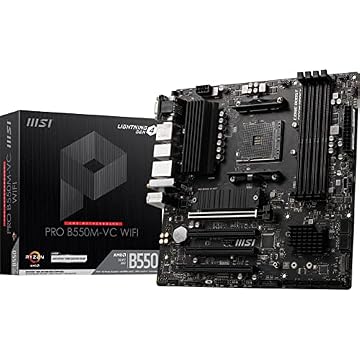 MSI Placa-mãe PRO B550M-VC Wi‑Fi 6E mATX