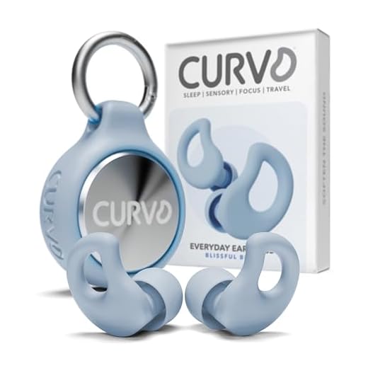 CURVD Everyday Earplugs with Case Clip Bundle