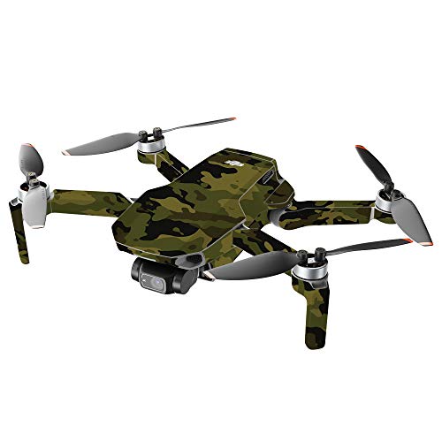 Image of MightySkins Compatible with DJI Mini 2 Portable Drone - Green Camouflage | Protective, Durable, and Unique Vinyl Decal wrap Cover | Easy to Apply, Remove, and Change Styles | Made in The USA