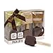Hot Chocolate on a Stick - 6 Pack Holiday Gift Box - Dark, Milk, Vanilla White, Caramel, Mocha and Peppermint
