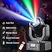 Mini Moving Head Light, 30W Compact Led DJ Stage Lights Moving Head Beam with Halo Effects, Remote/ DMX512/ Sound Control for Wedding DJ Party Disco Club Small Venues