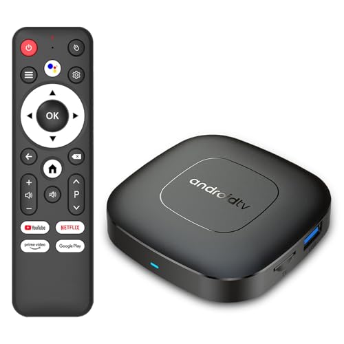 Image of 4K Android TV Box with HDR Video Playback Support, 4GB RAM+32GB ROM Built-in Chromecast Android Version 16, Rockchip 3518 Processor Smart OTT Box (Black, Mini Size, Google Assistant Working)