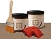 Wood Finish Front Door Kit – GO Beyond Faux Wood with Paintable Liquid Wood Based Primer and Gel Stain - Graining Tools Included (Front Door Kit, Barn Wood)