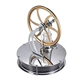 ZBIianxer Modèle de Moteur Stirling, Outil éducatif, démontre la mécanique alimentée par la, pour Une Utilisation en Classe, Jouet Physique éducatif sûr pour