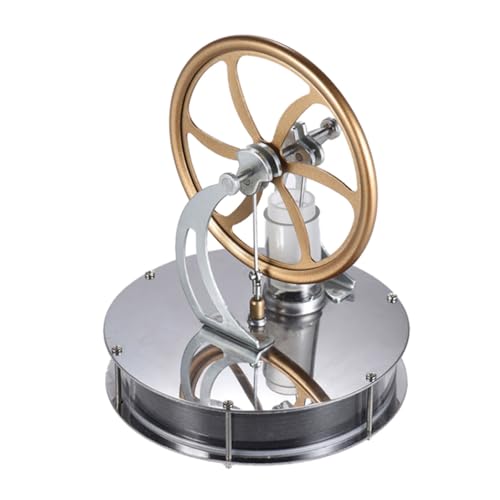 ZBIianxer Modèle de Moteur Stirling, Outil éducatif, démontre la mécanique alimentée par la, pour Une Utilisation en Classe, Jouet Physique éducatif sûr pour