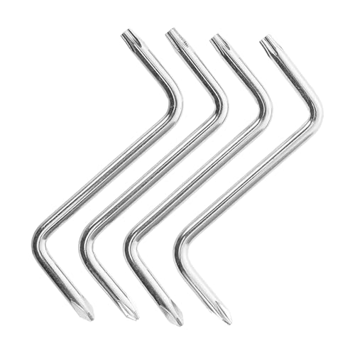 Amosfun 4pezzi Cacciaviti Offset Per Parafanghi Auto e Elettrodomestici Cacciaviti Testa Piatta e Croce Per Spazi Ristretti