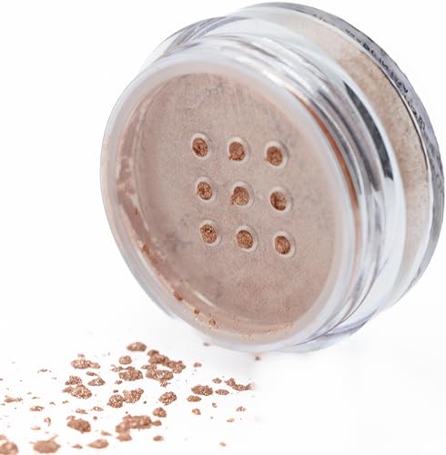 Pure Ziva Champagne Light Gold Metallic Bronze Nude Beige Single Loose Powder Eyeshadow; Vegan, Talc...