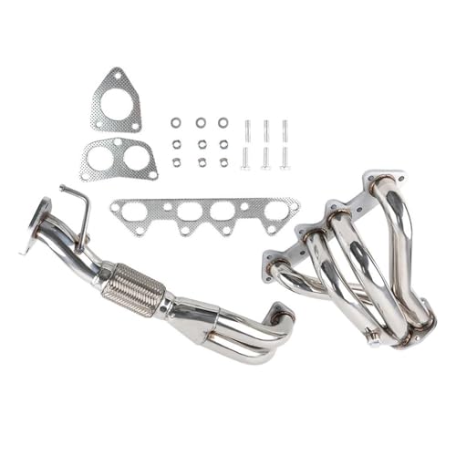 車の排気管 に適合する アコード F23 に適合する DX LX EX L4 2.3L 1998-2002 シルバーステンレスレーシングマニホールドヘッダー排気カーアクセサリー 自動車排気管アクセサリー