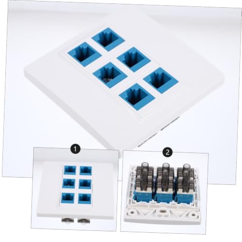 Placa de pared Ethernet Cat6 para empotrar internet en el hogar 4