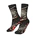 Kids Casual Crew Socks Fashion Novelty Crazy Socks Dress Socks for Girls Boys, Snake Painting Vintage