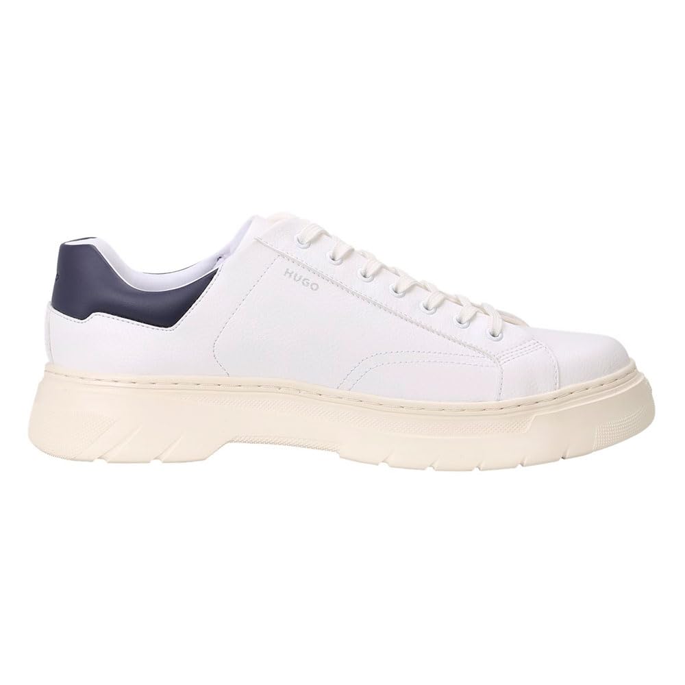 Hugo Men's Urian_derb_pu Derby, White100, 7 UK