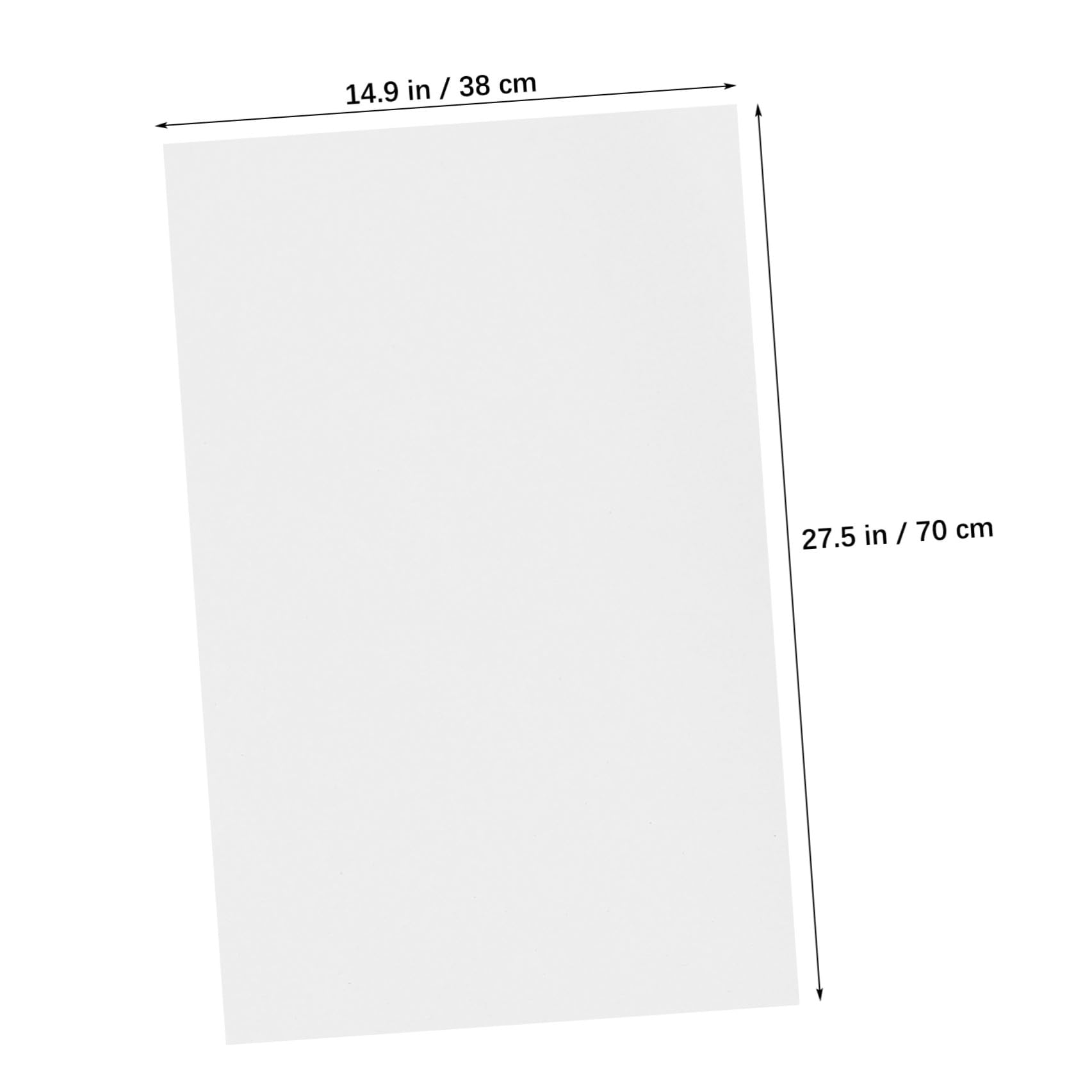 Geschenkpapier 38x70cm Weißes Papier 200 Blatt für Verpackungen