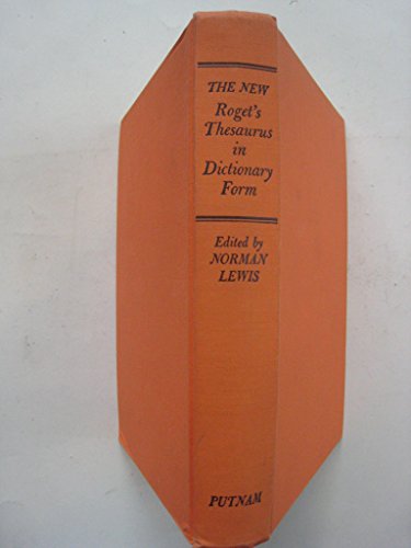 The New Roget's Thesaurus of the English Langua... B000H3TH0O Book Cover