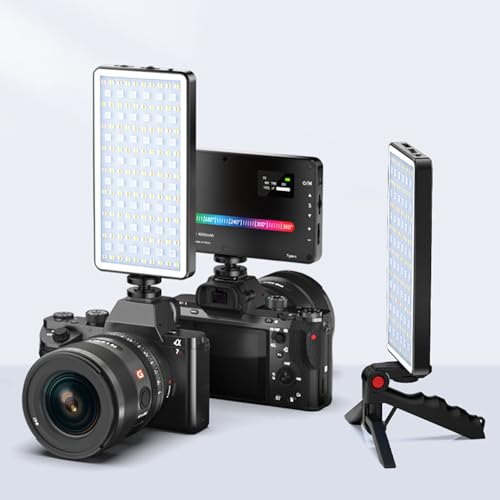 Lampe de diffusion en direct multicolore pour vidéo sur smartphone