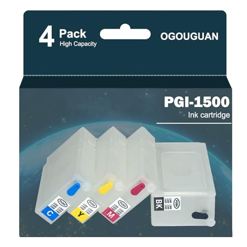 PGI-1500XL cartouche rechargeable avec puce Arc pour Canon MB2350 et MB2750