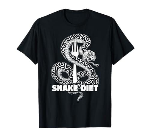 Snake Diet Motivational Pun Nutritionist Dietician T-Shirt