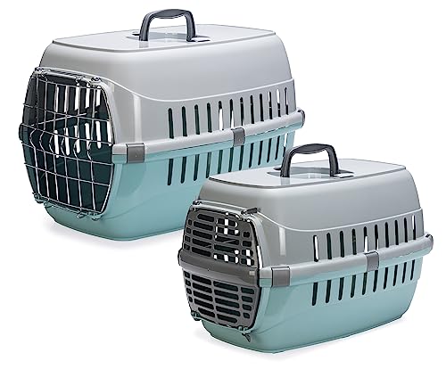 Karlie Eco Transportbox Tourist 2, 56X36X36 cm, Aquamarin