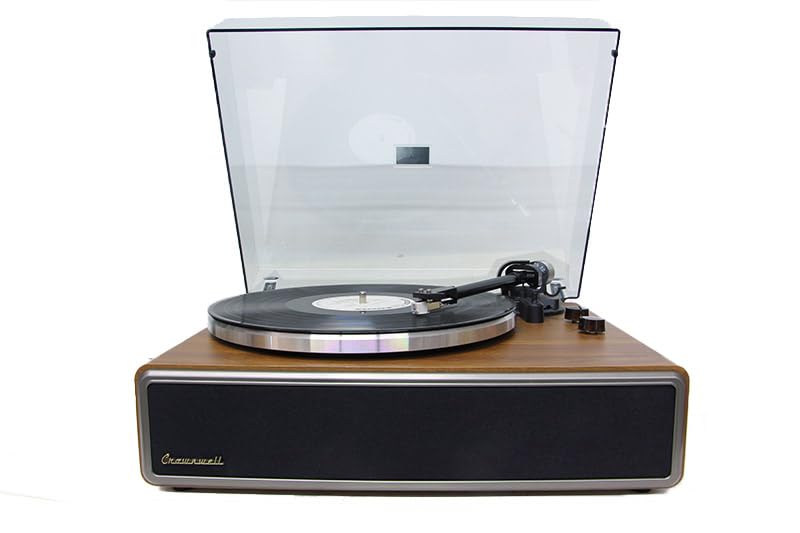 Vegas Ahşap Retro Pikap - Dahili Hoparlörlü, Bluetooth Bağlantılı, Şarj Edilebilir, 3 Hızlı (33/45/78 Rpm) Plak Çalar - Ceviz Kaplama