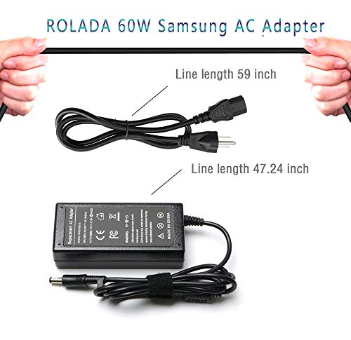 19V 3.15/3.16A Ac Power Adapter Charger For Samsung Ad-6019R 0335A1960 Cpa09-004A Q430 Qx410-S02Us Rv510-A02 Qx410 Q430 P560 Np-Nf310 R540E R440I R480I R430I Np270E4E Np270E5E Power Cord #TOP5