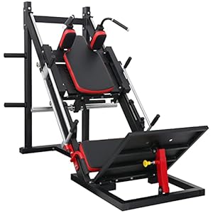GMWD Leg Press Hack Squat Machine, Lower Body Special Machine for Thigh Builder, Hip Sled Combo Home Gym